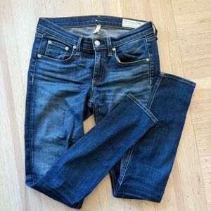 rag & bone Dark Blue Skinny Jeans